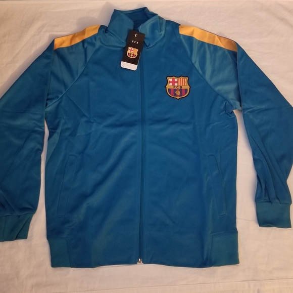 Barcelona soccer track jacket zipper - Picture 1 of 2